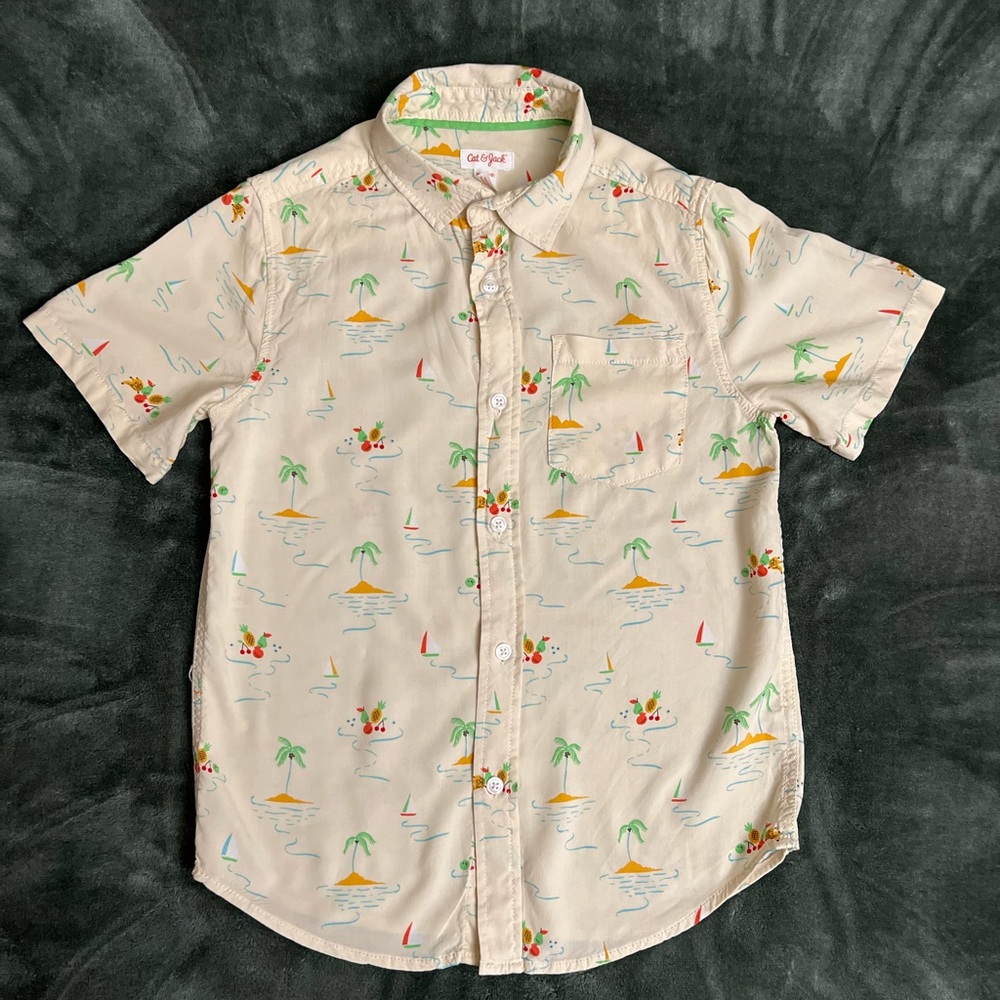 YOUTH BOYS SUMMER SHIRT M(8/10)